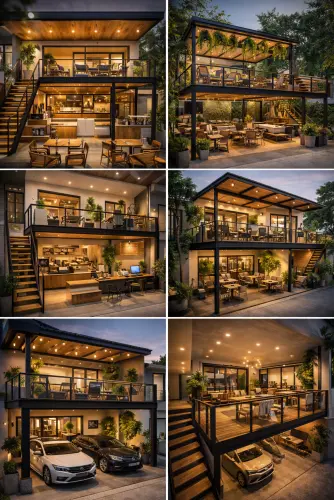 Mezannine Cafe Modern di Jelambar